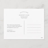 Pawsitive Vibes Editable Color Holiday Briefkaart (Achterkant)