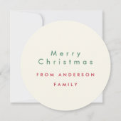 Pawsitive Vibes Kleurrijke Pet Circle Holiday Kaar Save The Date (Achterkant)