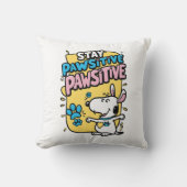 Pawsitive-vibes Kussen (Voorkant)