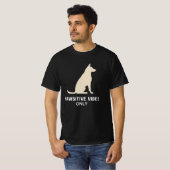 Pawsitive Vibes Only - Dog Silhouette Art | Pet Lo T-shirt (Voorkant volledig)