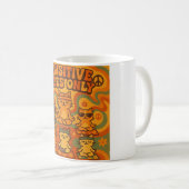 Pawsitive Vibes Only Koffiemok (Voorkant rechts)