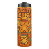 Pawsitive Vibes Only Thermosbeker (Voorkant)