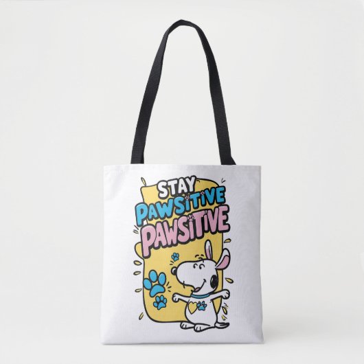 Pawsitive-vibes Tote Bag (Voorkant)