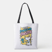 Pawsitive-vibes Tote Bag (Achterkant)