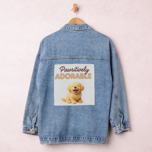 Pawsitively Adorable  Denim Jacket (Hangar)