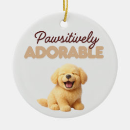 Pawsitively Adorable Keramisch Ornament