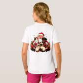 Pawsitively Cozy Christmas with Santa & Pets T-shirt (Achterkant volledig)