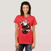 Pawsitively Enchanted: Santa’s Magical Pet Moment T-shirt (Voorkant volledig)