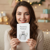Pawsitively Fabulous Funny Cat Greeting Kaart