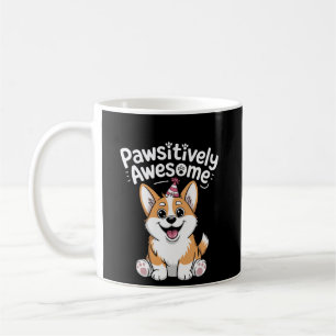 Pawsitively Geweldige Corgi Verjaardags Hondenshir Koffiemok