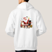 Pawsitively Jolly: Santa’s Merry Menagerie Hoodie (Achterkant)