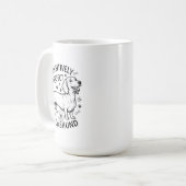 "Pawsitively Perfect" Dachshund Bistro Mok (Voorkant links)