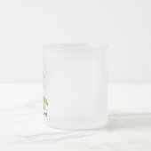 Pawsitively Prepared – Cute Dog with Umbrella Matglas Koffiemok (Center)