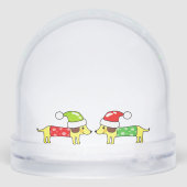 Pawsitively the Best Holiday – Dog Design Sneeuwbol (Achterkant)