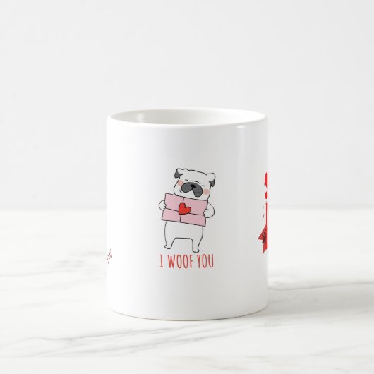 "Pawsitively Yours Valentijn Mok" 🐾💖 Magische Mok (Center)