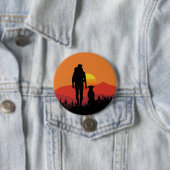 Pawsome Adventures in Natuur Ronde Button 7,6 Cm (In situ)