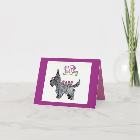 Pawsome Birthday Kaart (Voorkant)