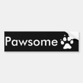 Pawsome Bumpersticker (Voorkant)