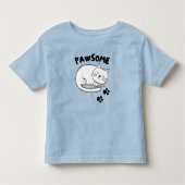PAWSOME Cat T-Shirt (Voorkant)