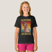 PAWSOME EN SCHATTIGE T-Shirt (Voorkant volledig)