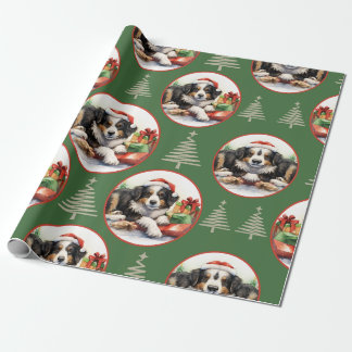 Pawsome Holiday Surprise" Kerst inpakpapier