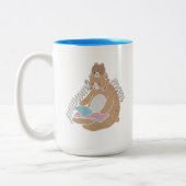 Pawsome mama tweekleurige koffiemok (Links)