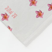 Pawsome Paar Plumeria Hart Valentijn Be Mine Fleece Deken (Hoek)