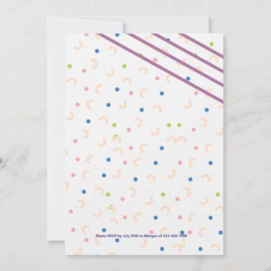 Pawsome Party Huisdier Thema Hond Uitnodiging (Achterkant)