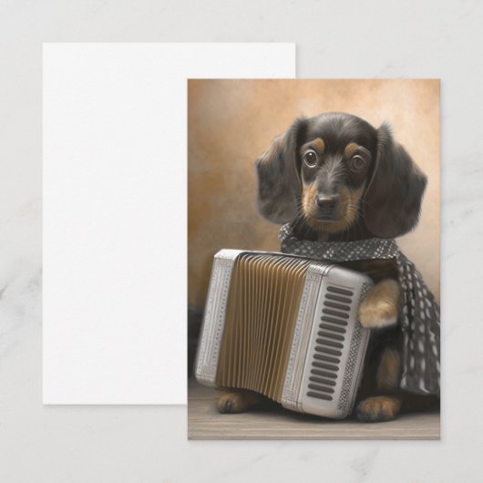 Pawsome Polka Bedankkaart (Voorkant / Achterkant)