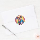 Pawsome Pup: speelse Sticker (Envelop)