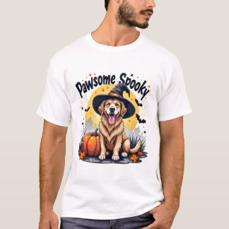 Pawsome Spooky Seizoen Halloween voor Hondenliefhe T-shirt