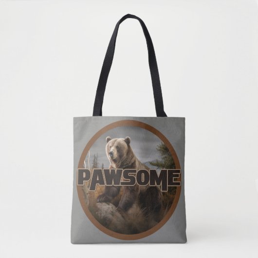 Pawsome Tote Bag (Voorkant)