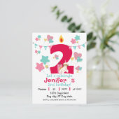 Pawsome Two: Doggie Delight Verjaardag Briefkaart (Staand voorkant)