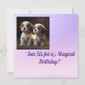 "Pawsome verjaardag viering" Kaart (Achterkant)