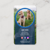 Pawsomely Professional: Hond foto sociale media Visitekaartje (Voorkant)