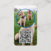 Pawsomely Professional: Hond foto sociale media Visitekaartje (Achterkant)