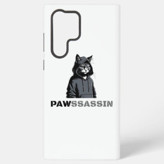 PAWSSASSIN Cat Samsung Case Galaxy Hoesje