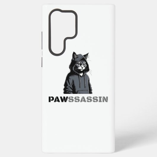 PAWSSASSIN Cat Samsung Case Galaxy Hoesje (Achterkant)