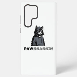 PAWSSASSIN Cat Samsung Case Samsung Galaxy Hoesje