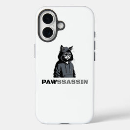 PAWSSASSIN Kat Telefoonhoesje iPhone 16 Hoesje