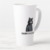 PAWSSASSIN Latte Mug – Hood Cat Energy Latte Mok (Rechterhoek)