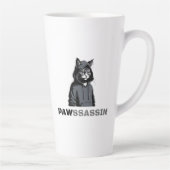 PAWSSASSIN Latte Mug – Hood Cat Energy Latte Mok (Rechts)