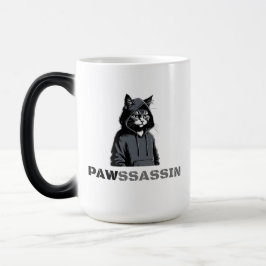 PAWSSASSIN Morphing Mug – Hood Cat in Disguise Magische Mok
