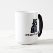 PAWSSASSIN Morphing Mug – Hood Cat in Disguise Magische Mok (Voorkant rechts)