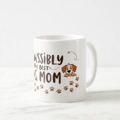 Pawssibly the Best Dog Mom – 11 oz Cute Dog Lover  Koffiemok (Voorkant rechts)