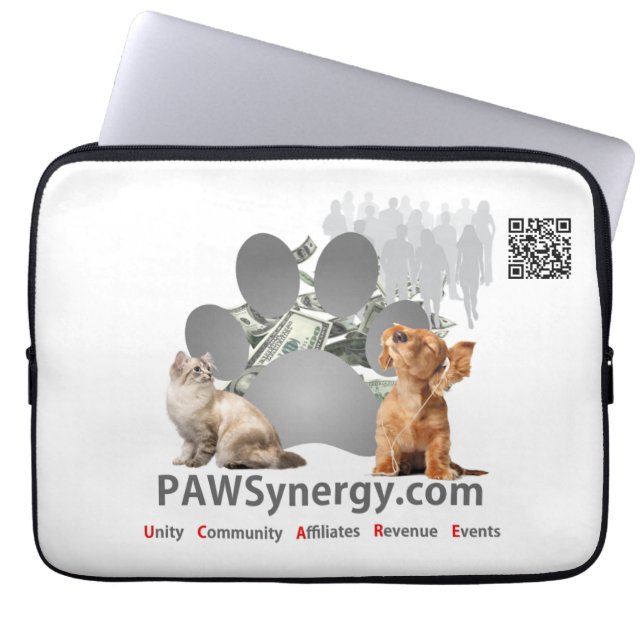 PAWSynergy - laptophoes van 13 inch Laptop Sleeve (Voorkant)