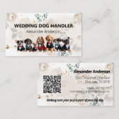 Pawtastic Wedding Pet Service Visitekaartje (Voorkant / Achterkant)
