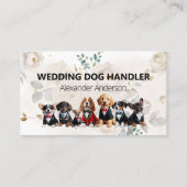 Pawtastic Wedding Pet Service Visitekaartje (Voorkant)