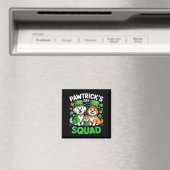 Pawtricks Day Squad St Patricks Hondenliefhebber H Magneet (Insitu (Vaatwasser))