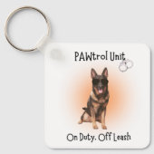 Pawtrol Unit: Back-up met Bark sleutelhanger K9 Un (Voorkant)